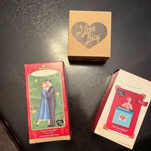 I Love Lucy Ornament Set